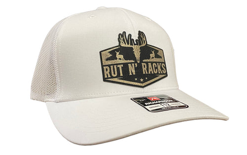 Rut N’ Racks Solid White Hat