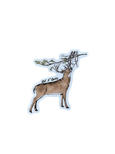 Rut N’ Racks Buck Branch Decal