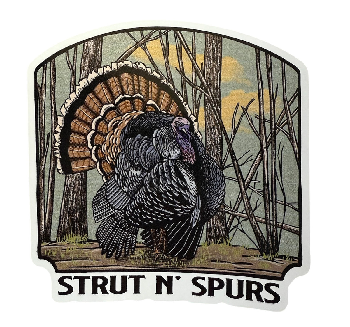 Strut N’ Spurs Turkey Decal – RUT N' RACKS